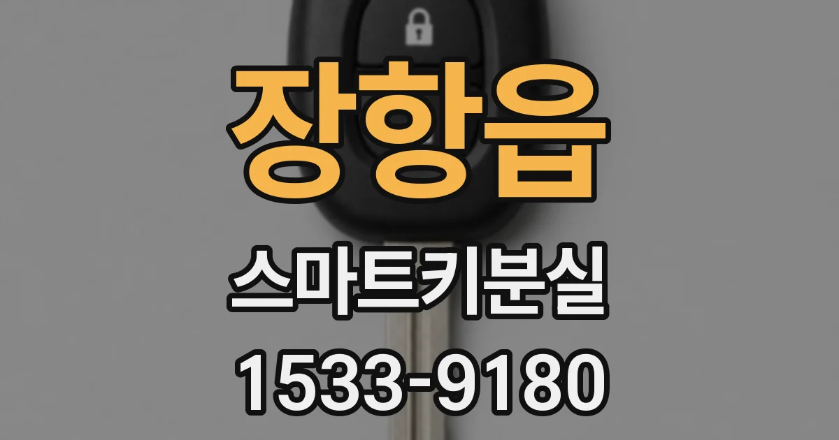 장항읍 스마트키분실
