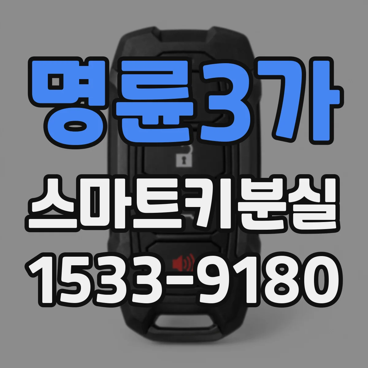 명륜3가 스마트키분실