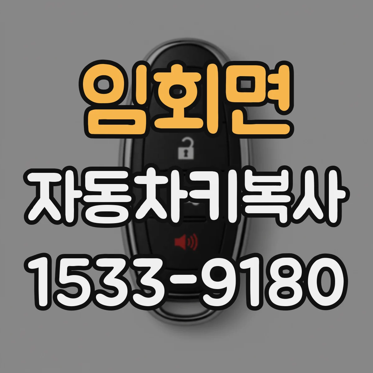 임회면 자동차키복사