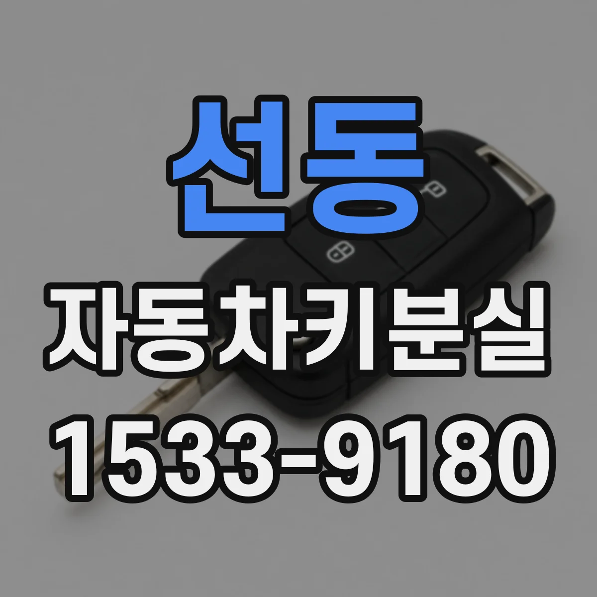 선동 자동차키분실