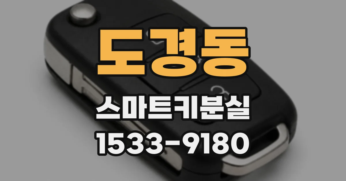 도경동 스마트키분실