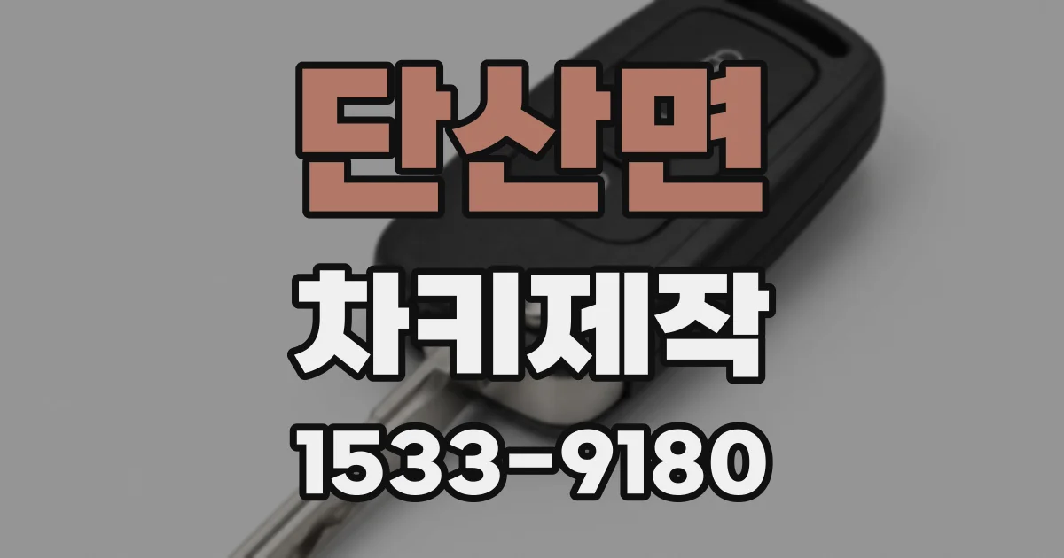 단산면 차키제작