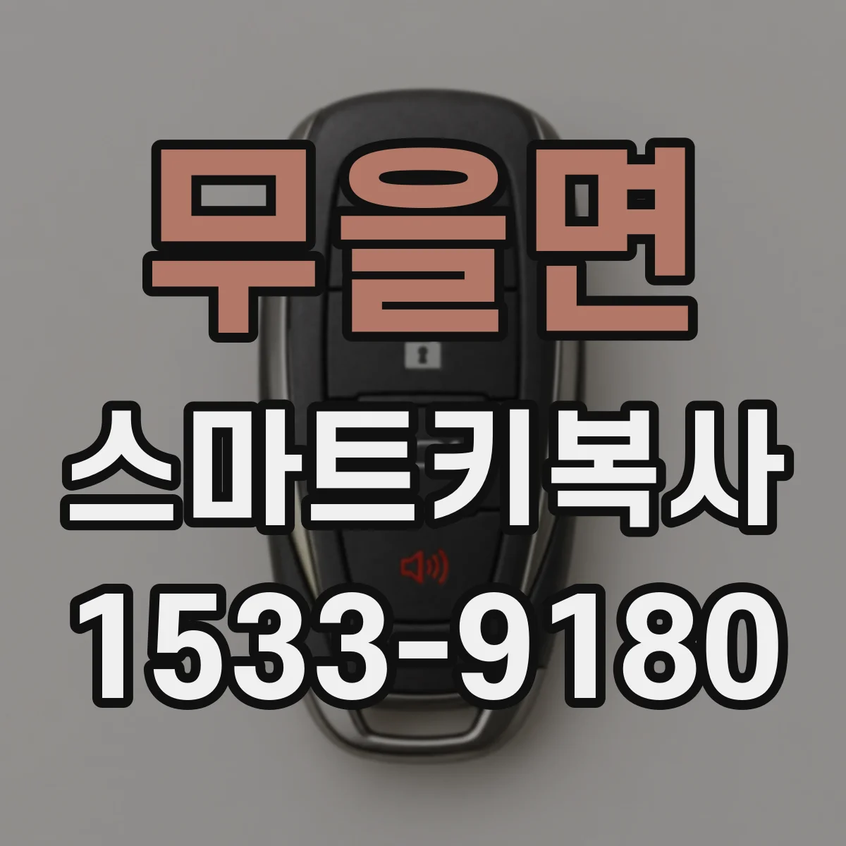 무을면 스마트키복사