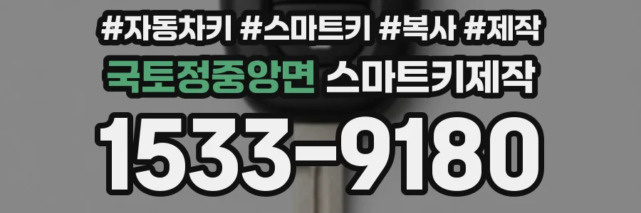 국토정중앙면 스마트키제작