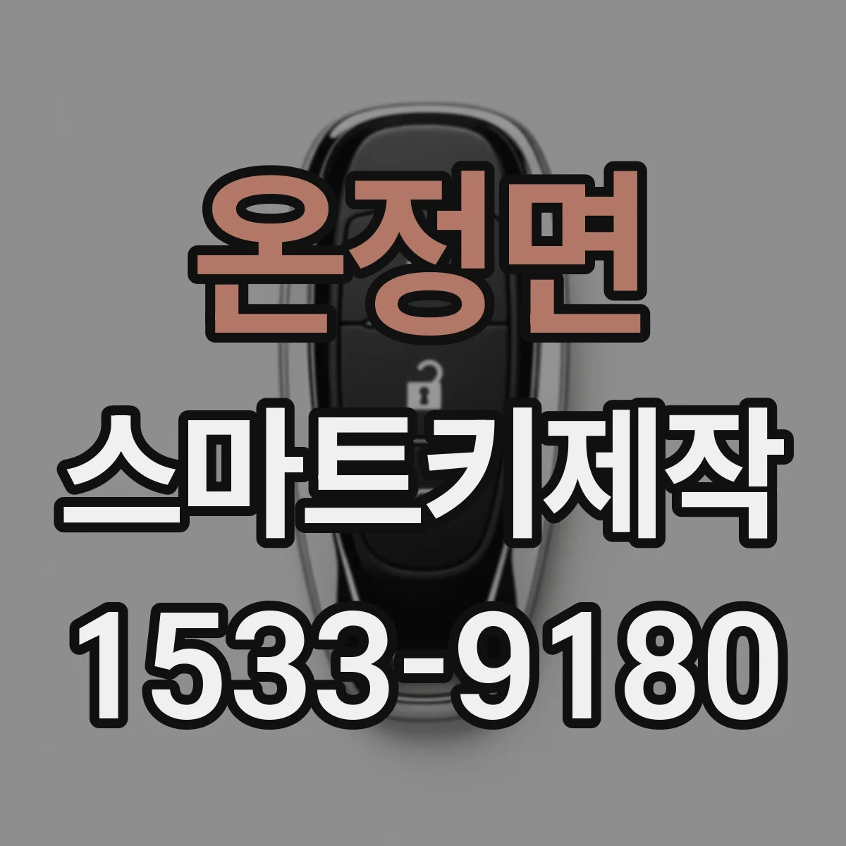 온정면 스마트키제작