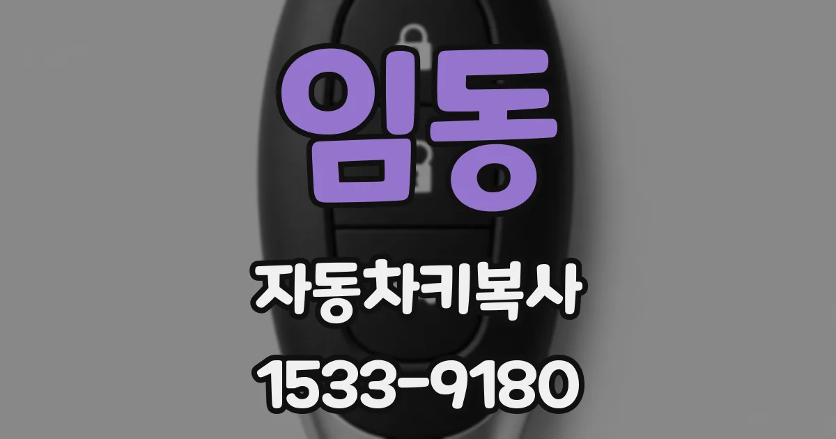 임동 자동차키복사