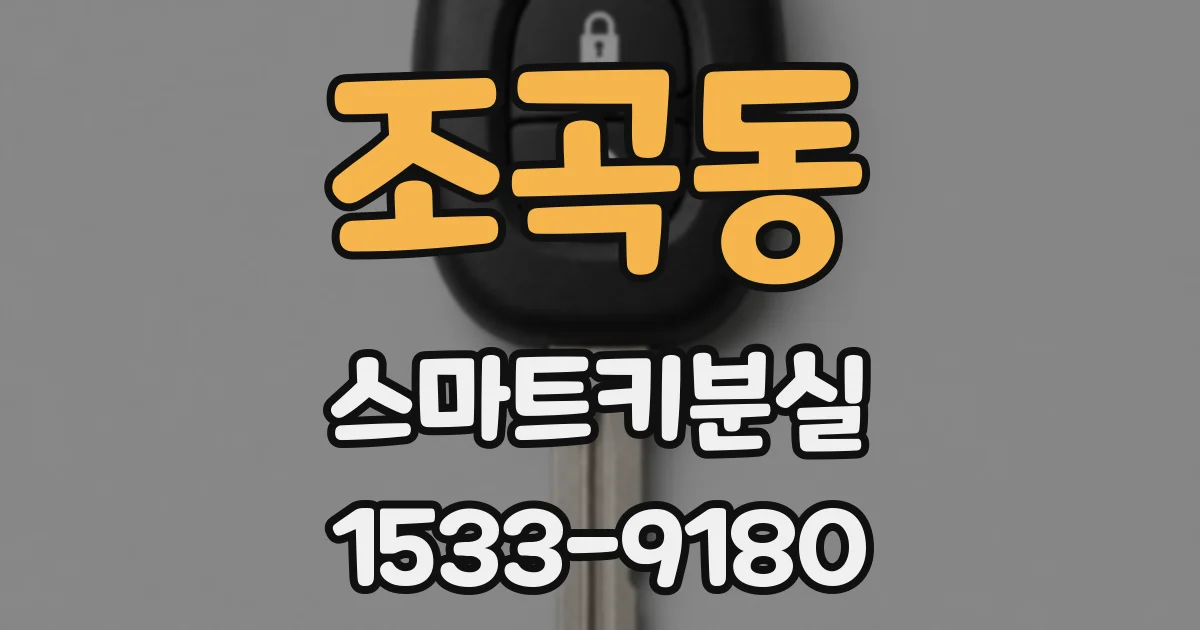 조곡동 스마트키분실