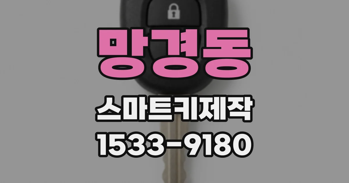 망경동 스마트키제작