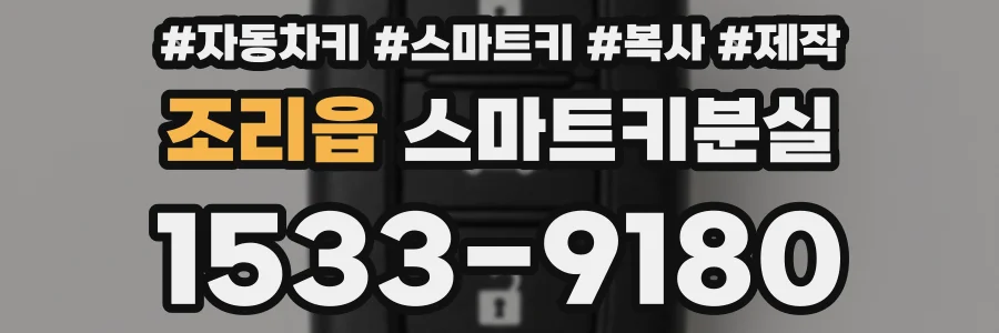 조리읍 스마트키분실