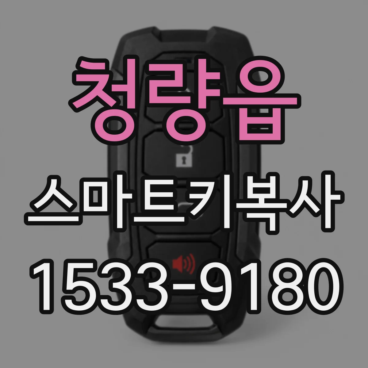 청량읍 스마트키복사