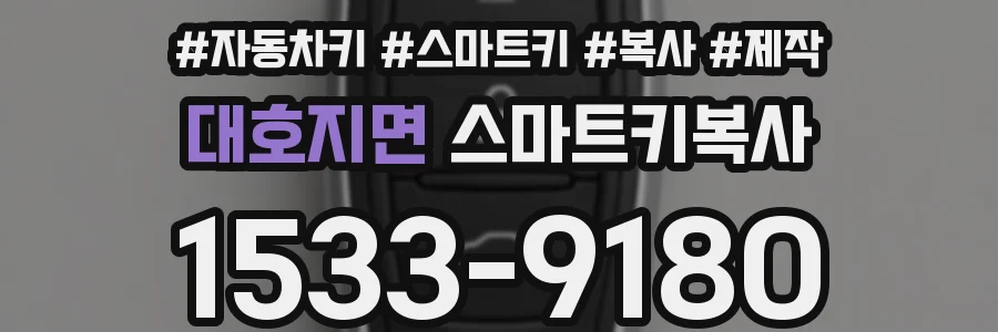대호지면 스마트키복사