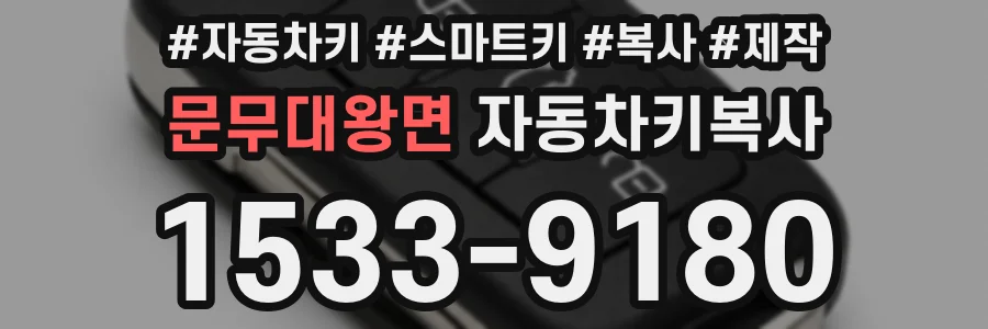 문무대왕면 자동차키복사