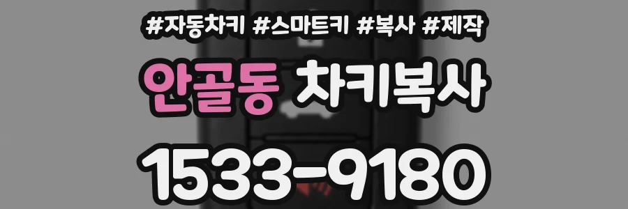 안골동 차키복사