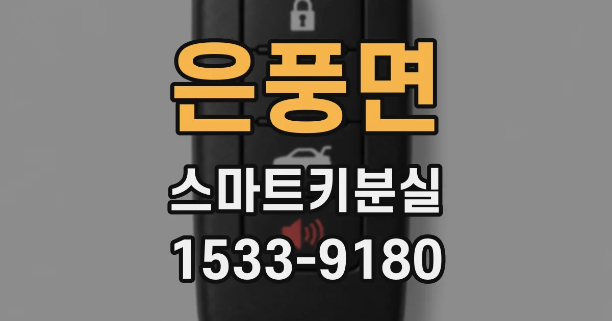 은풍면 스마트키분실
