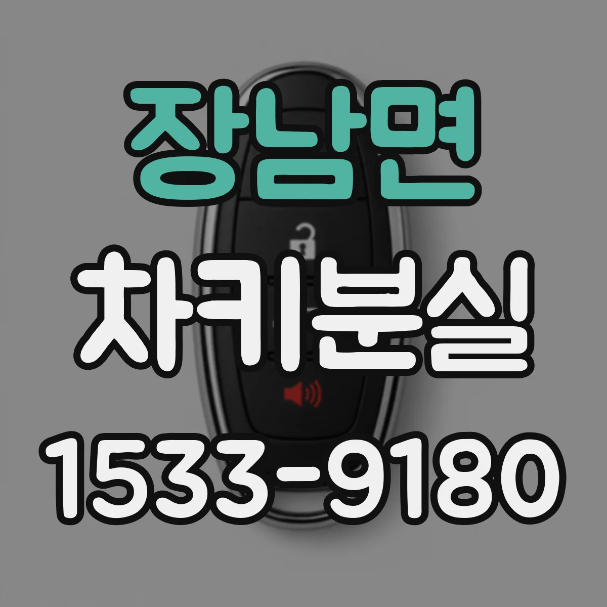 장남면 차키분실