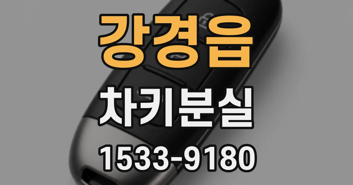 강경읍 차키분실