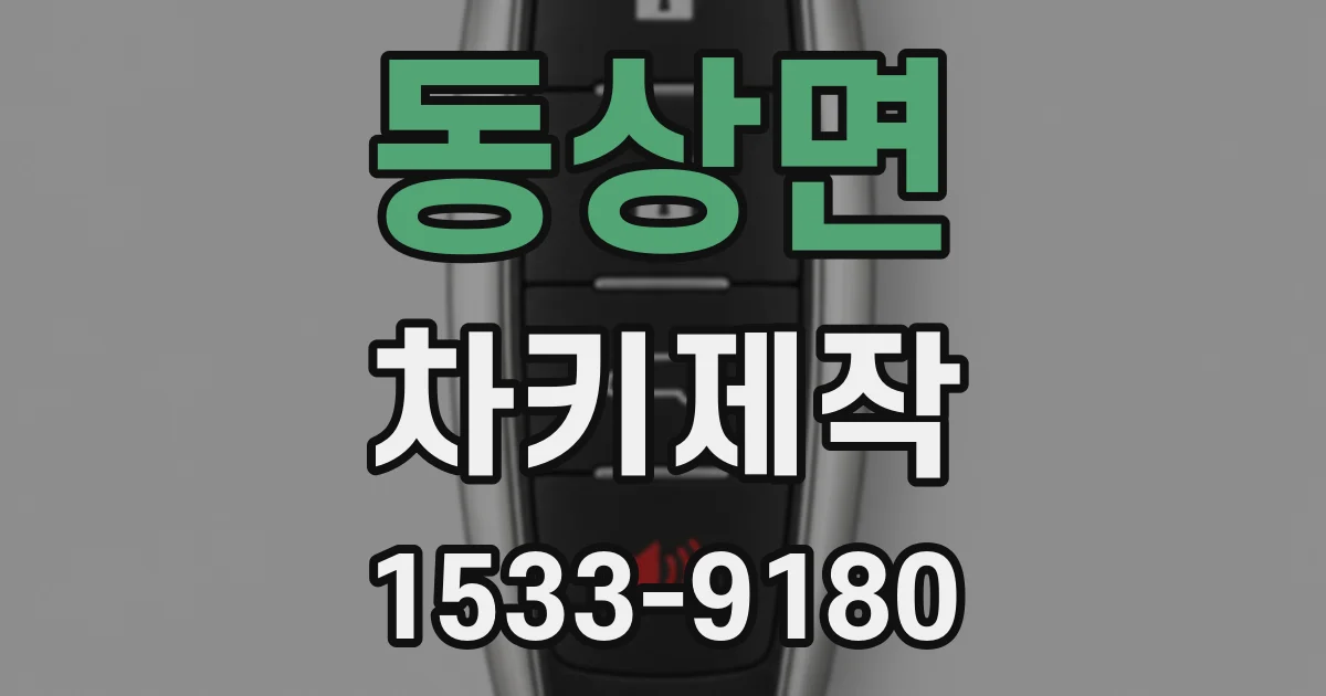 동상면 차키제작