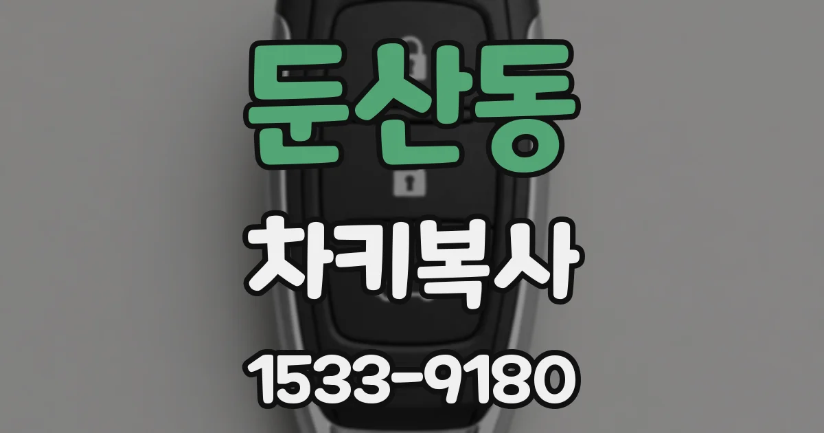 둔산동 차키복사