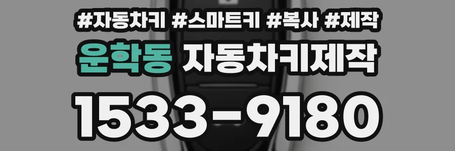 운학동 자동차키제작