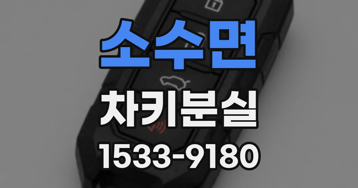 소수면 차키분실
