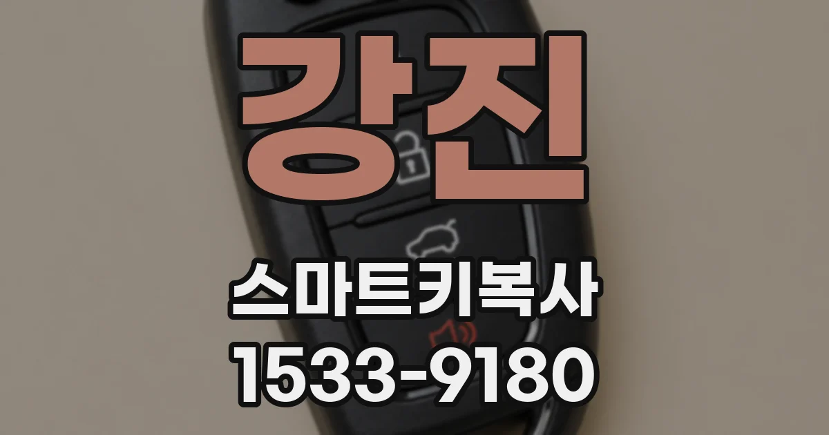강진 스마트키복사
