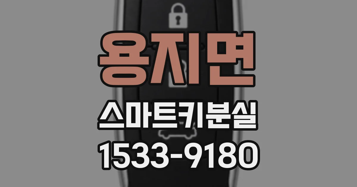 용지면 스마트키분실