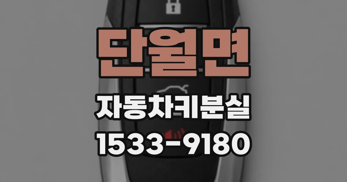단월면 자동차키분실