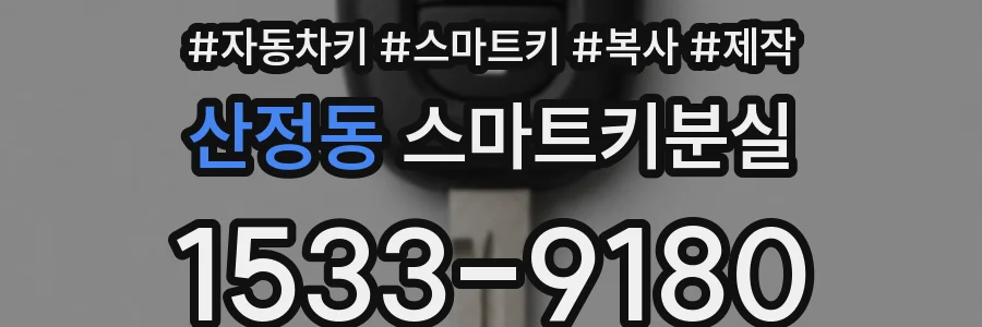산정동 스마트키분실