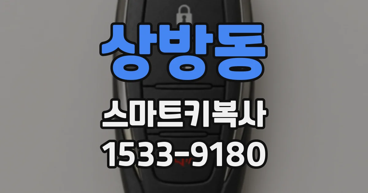 상방동 스마트키복사