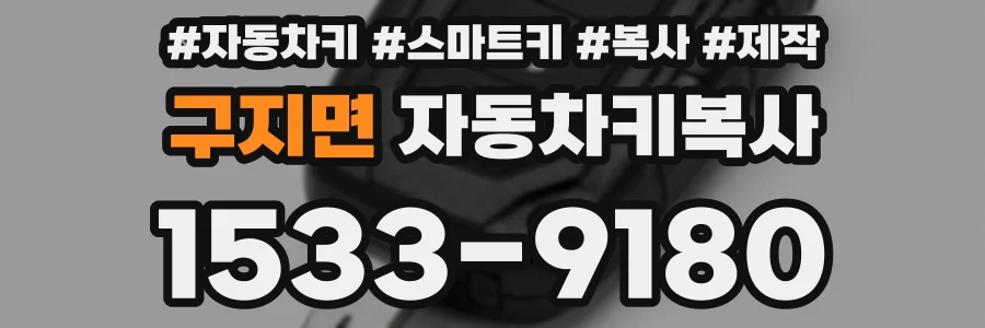 구지면 자동차키복사