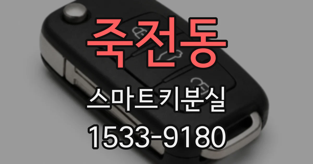 죽전동 스마트키분실