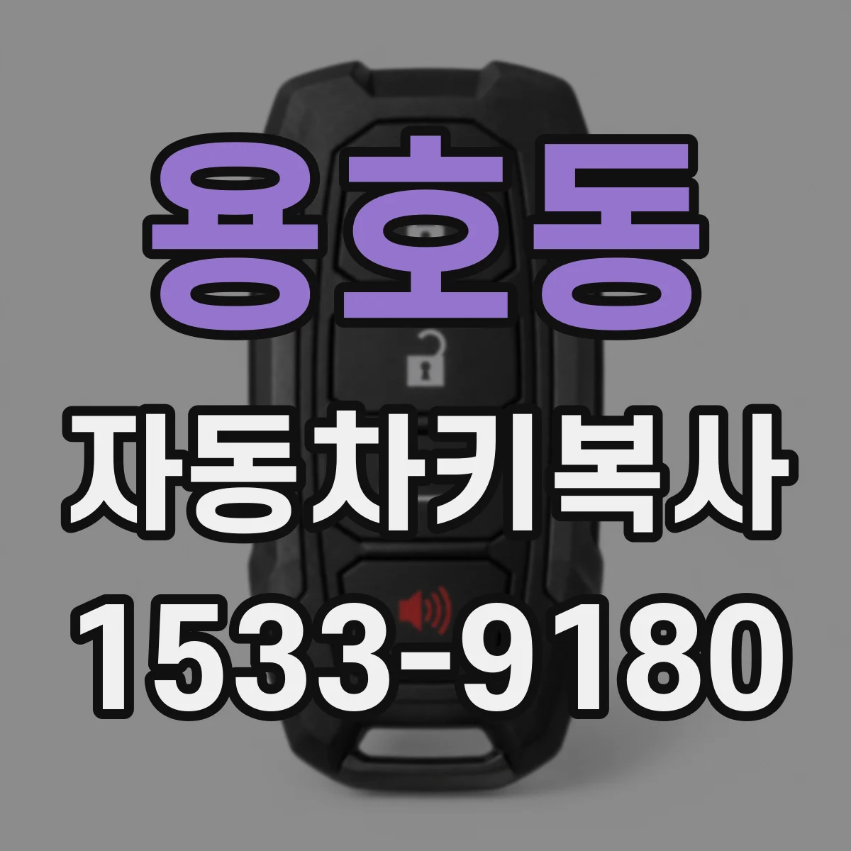 용호동 자동차키복사