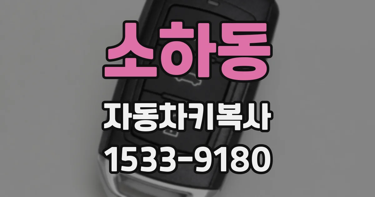 소하동 자동차키복사