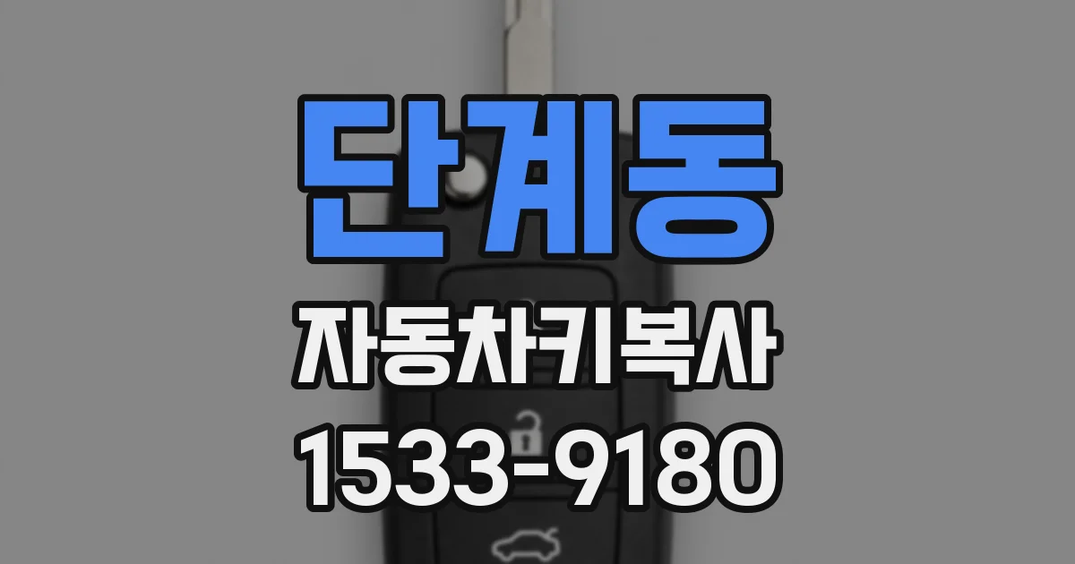 단계동 자동차키복사