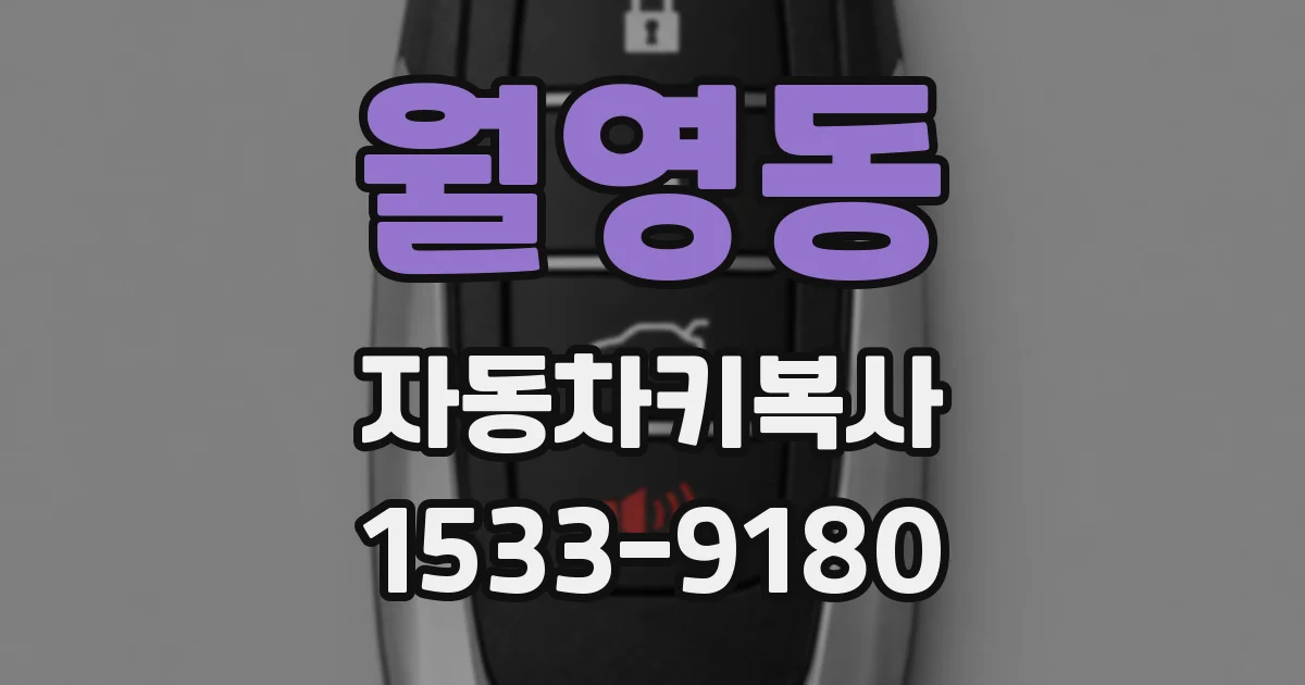 월영동 자동차키복사