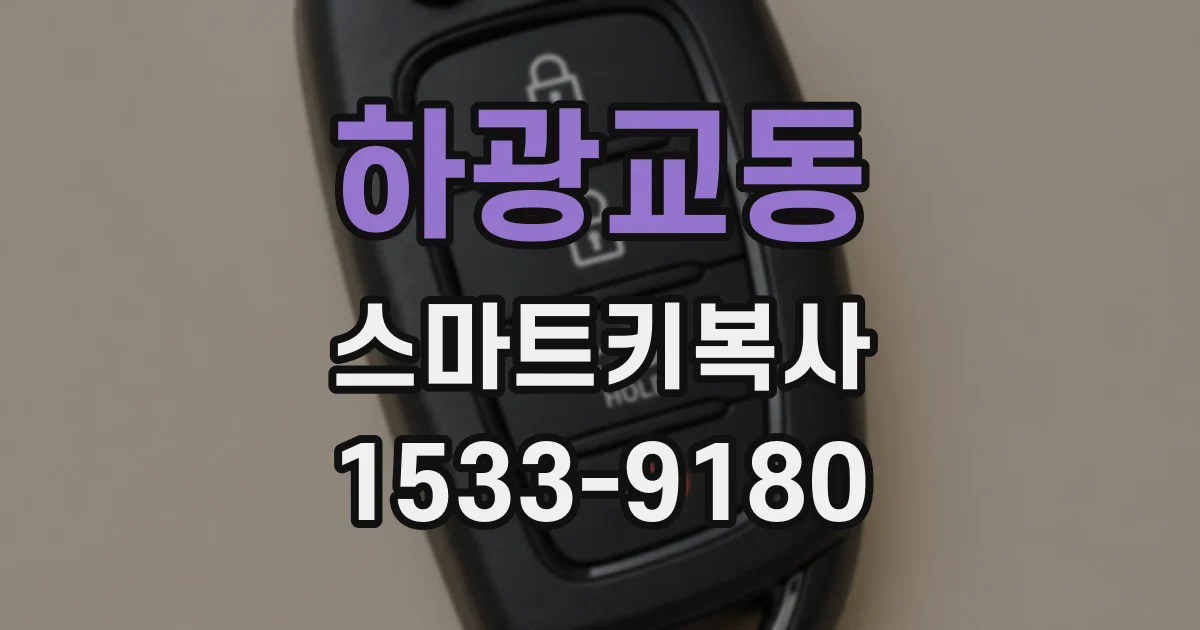 하광교동 스마트키복사
