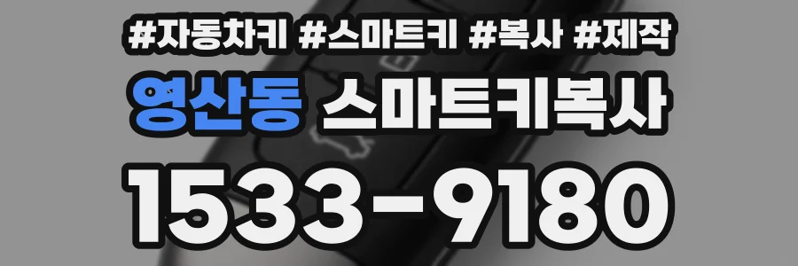 영산동 스마트키복사