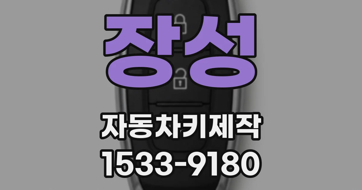 장성 자동차키제작