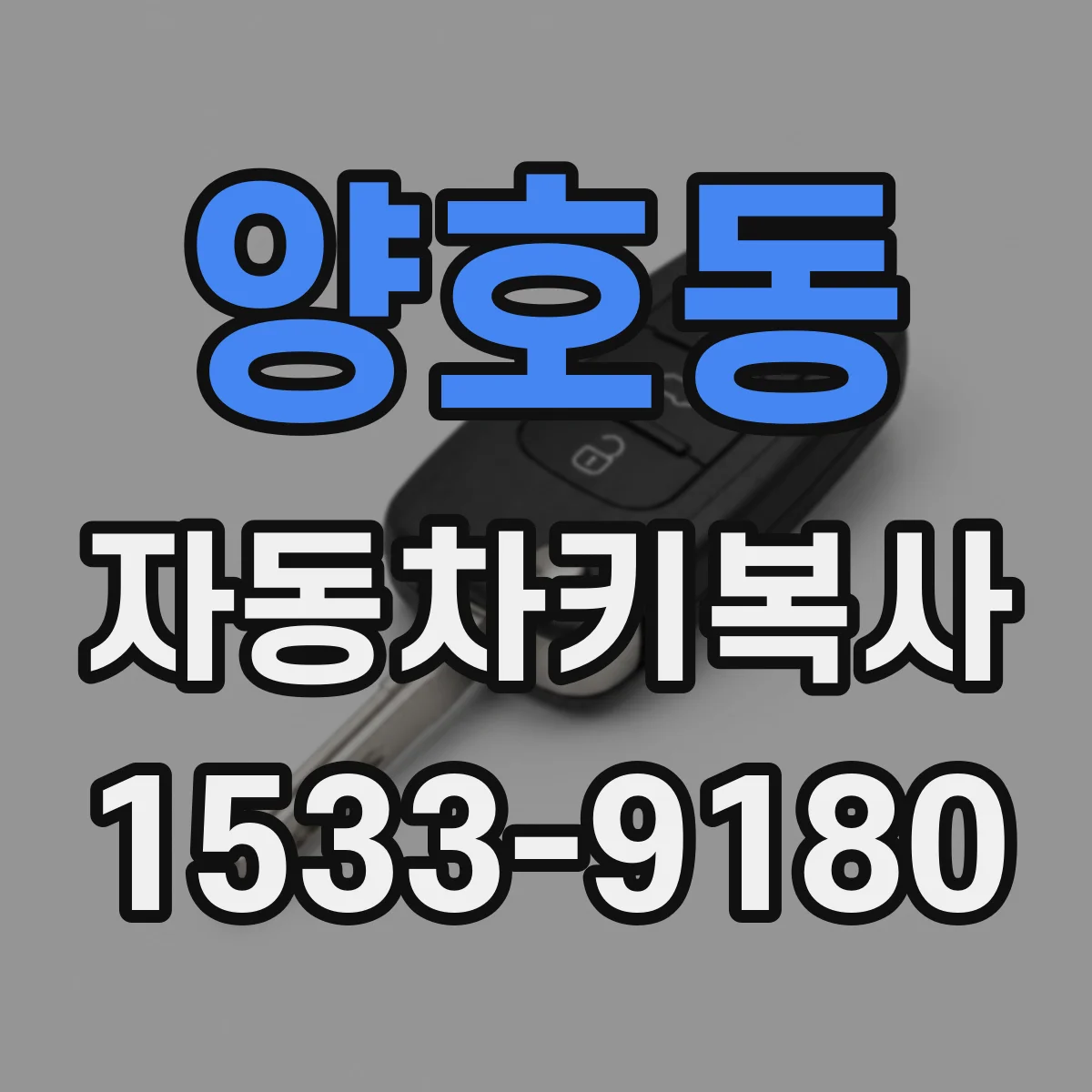 양호동 자동차키복사