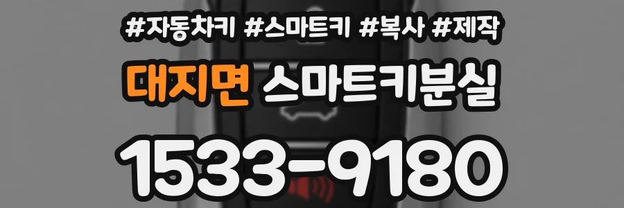 대지면 스마트키분실