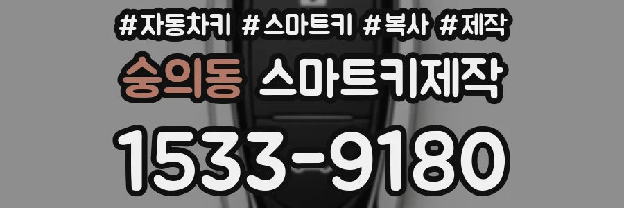 숭의동 스마트키제작