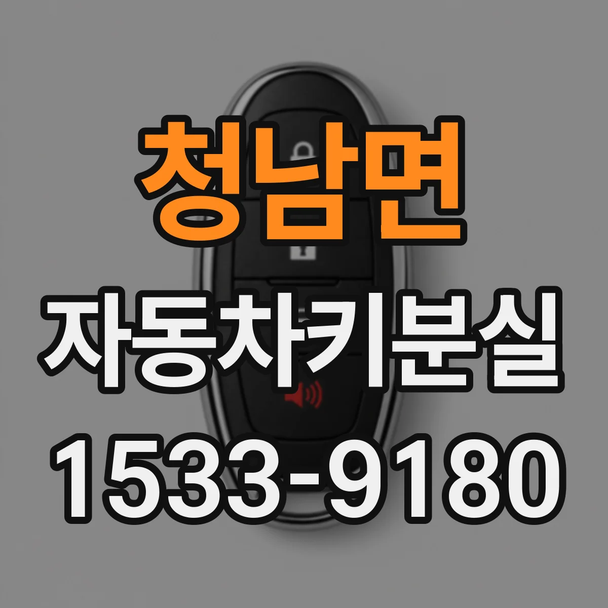 청남면 자동차키분실