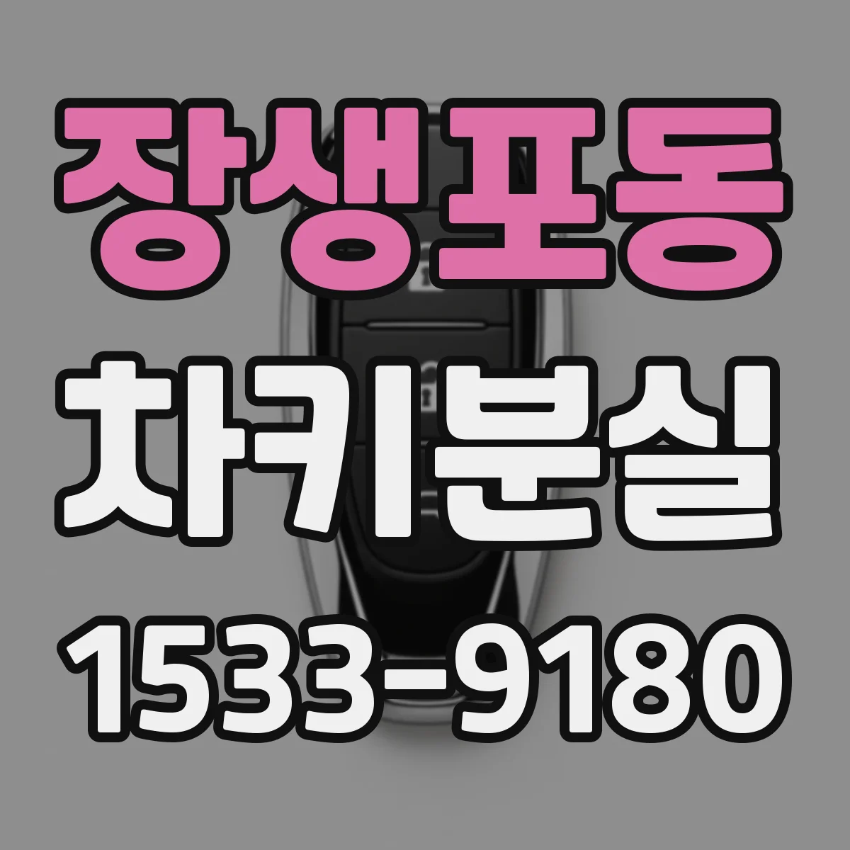 장생포동 차키분실