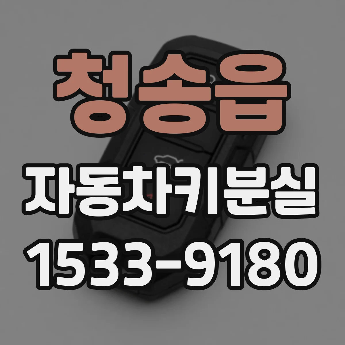 청송읍 자동차키분실