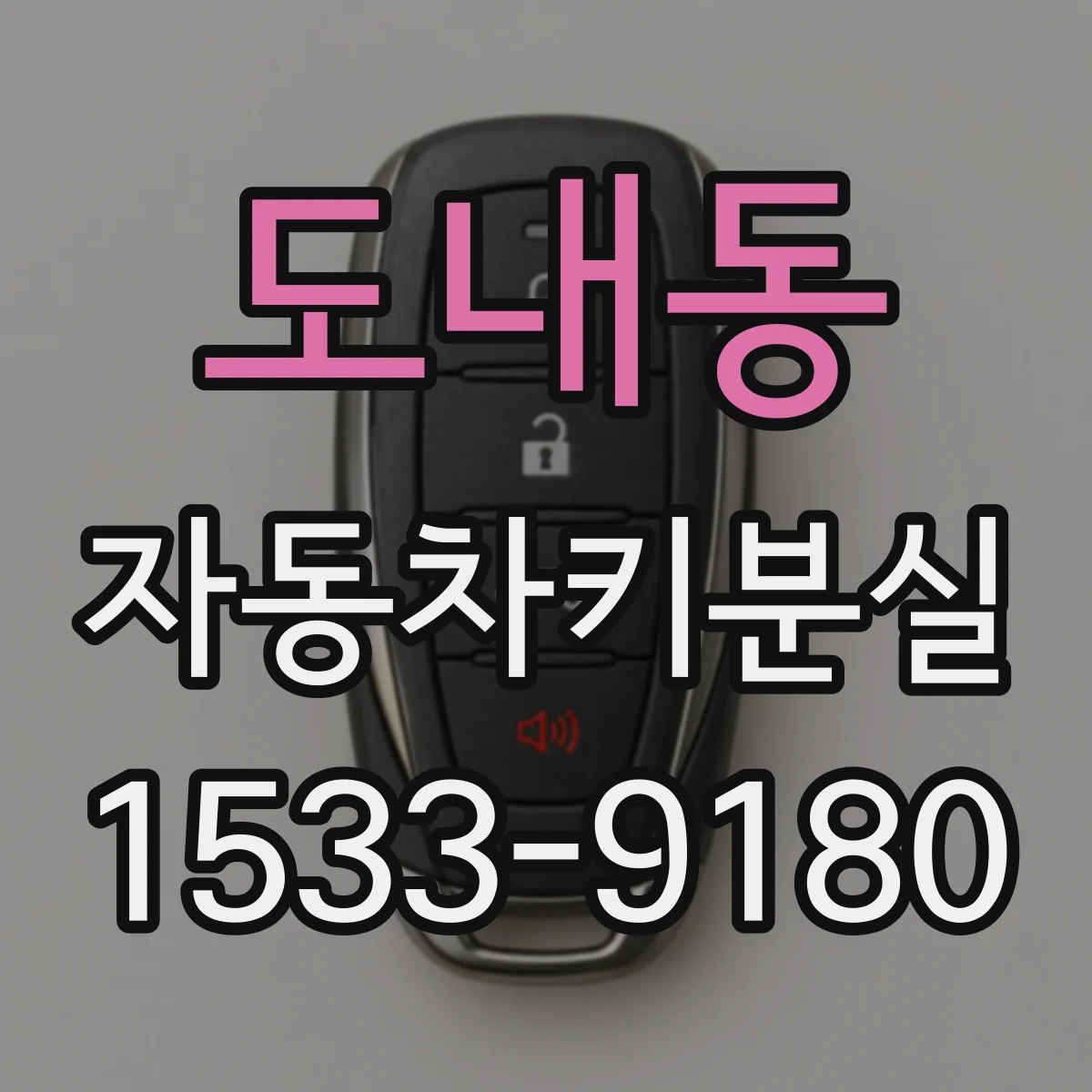 도내동 자동차키분실