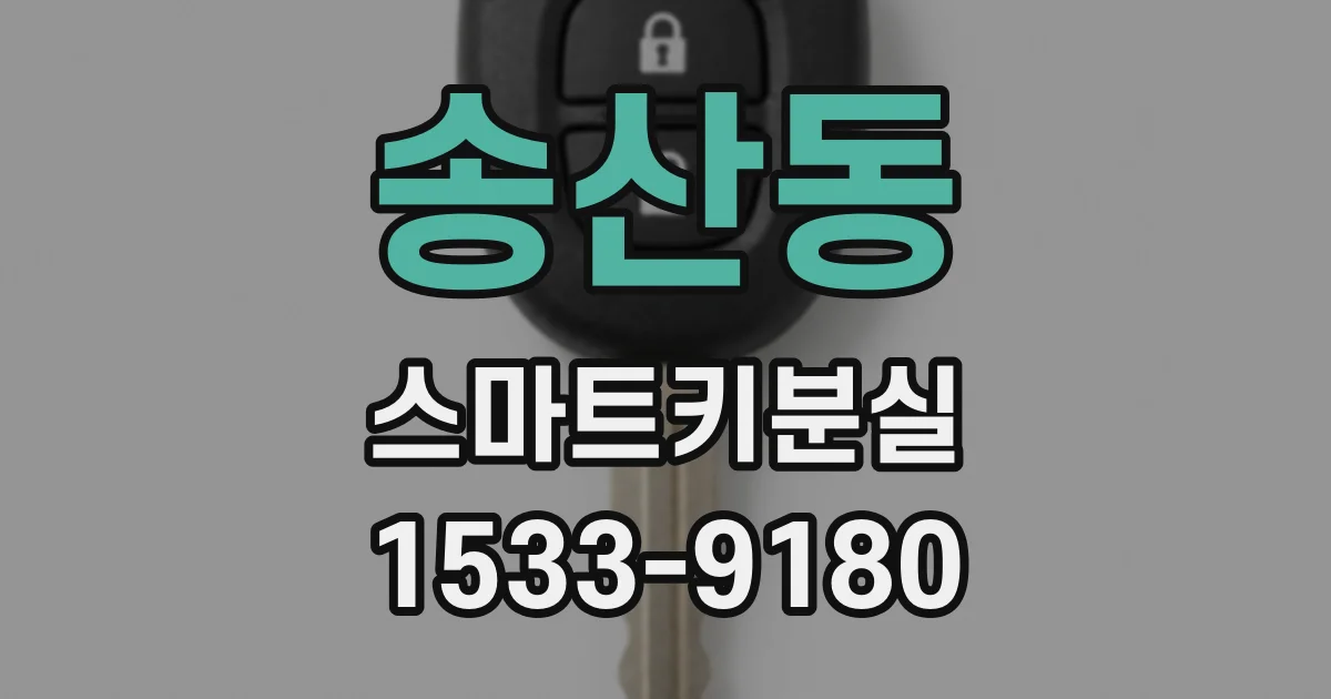 송산동 스마트키분실