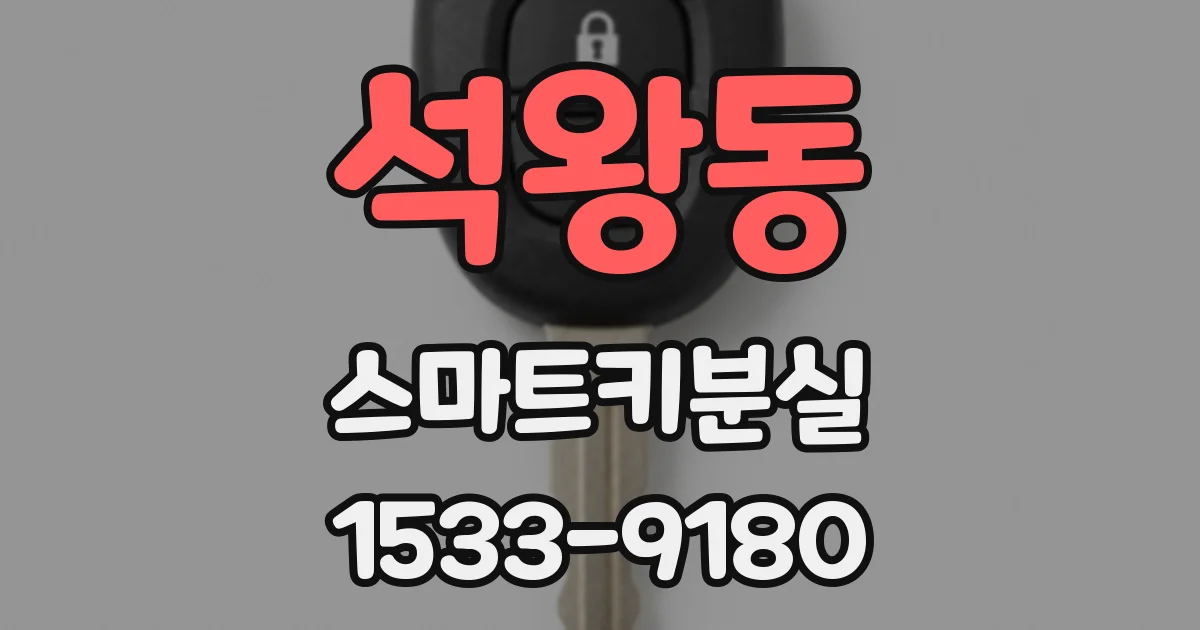 석왕동 스마트키분실