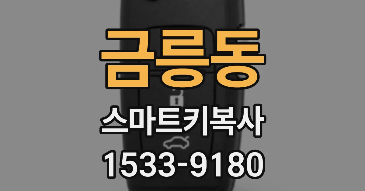 금릉동 스마트키복사
