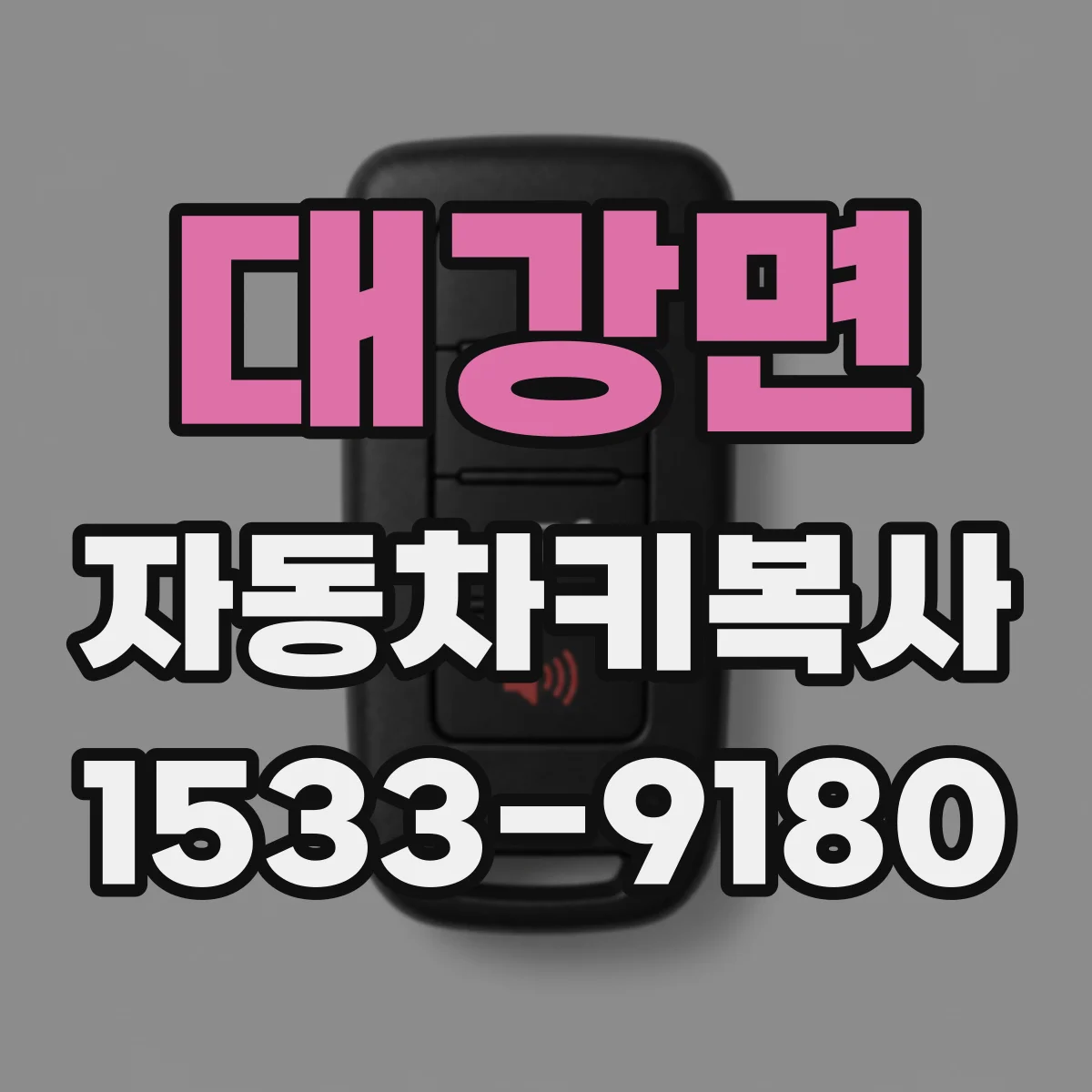 대강면 자동차키복사