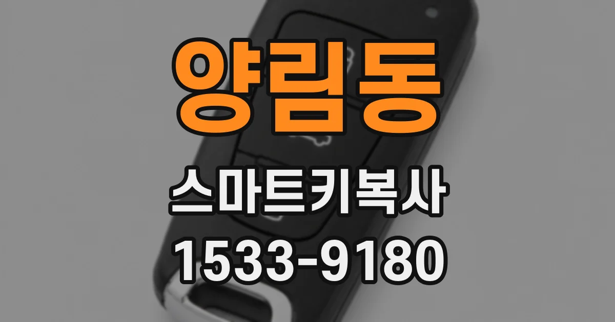 양림동 스마트키복사